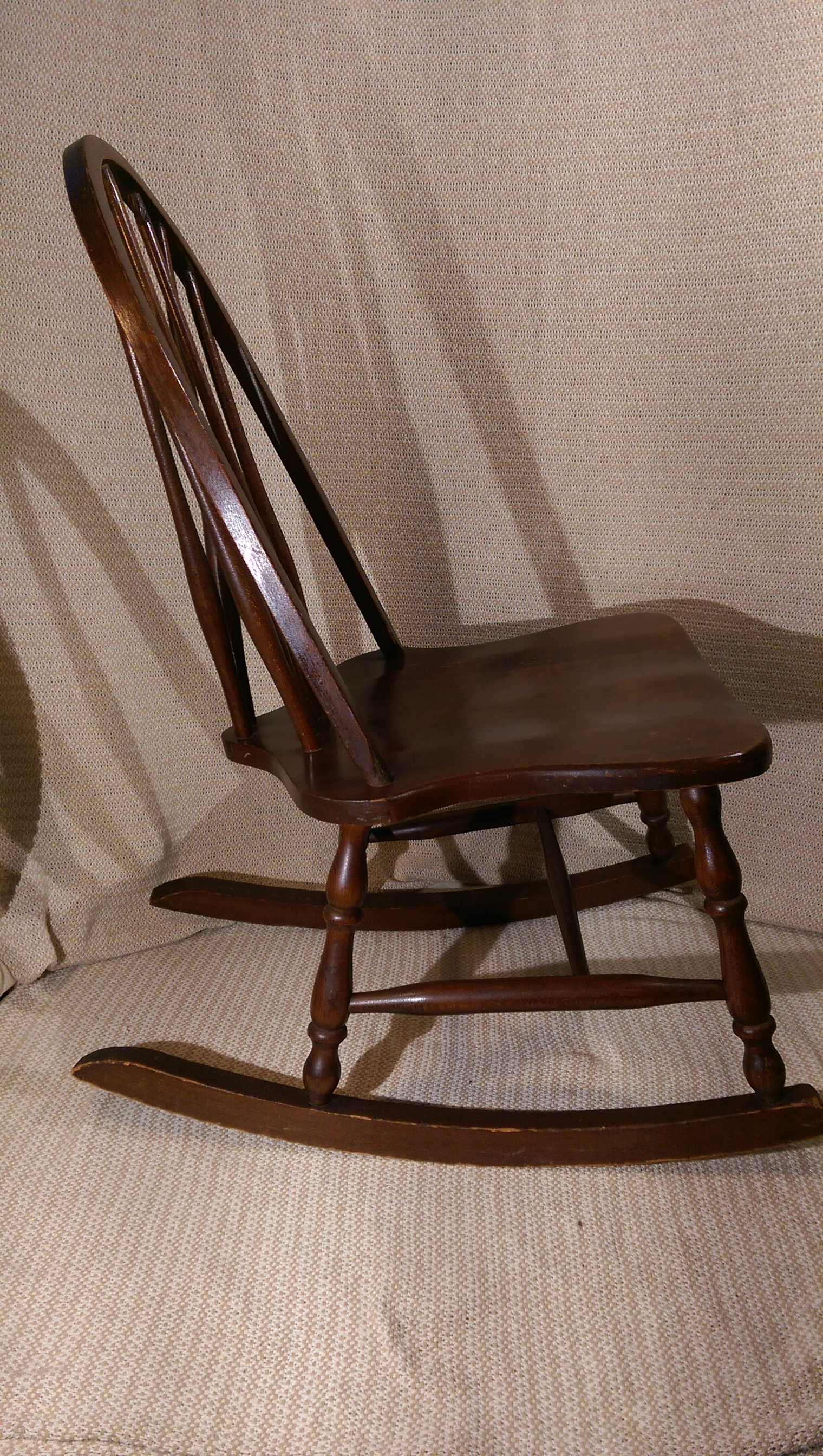 Children S Wooden Rocking Chair Crossroad Antiques