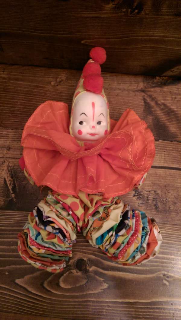 Yo-Yo Clown Doll - Crossroad Antiques